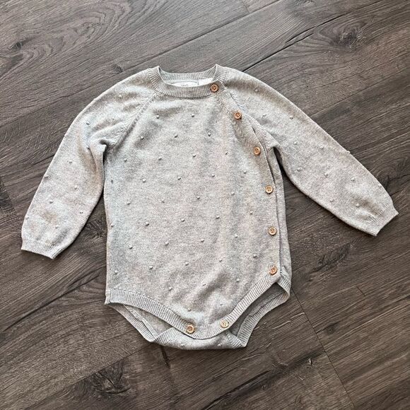 Mango Long-sleeved knitted body size 9_12 months - Picture 3 of 7